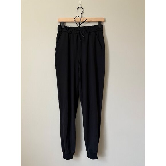 Lululemon Stretch High-Rise Joggers Black Pull-On Pants 6 Luxtreme Nulu Athletic - Picture 3 of 11